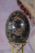 Peanut Obsidian Egg | 7.4cm | Mexico Crystal Tali & Loz Crystals