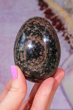 Peanut Obsidian Egg | 7.4cm | Mexico Crystal Tali & Loz Crystals
