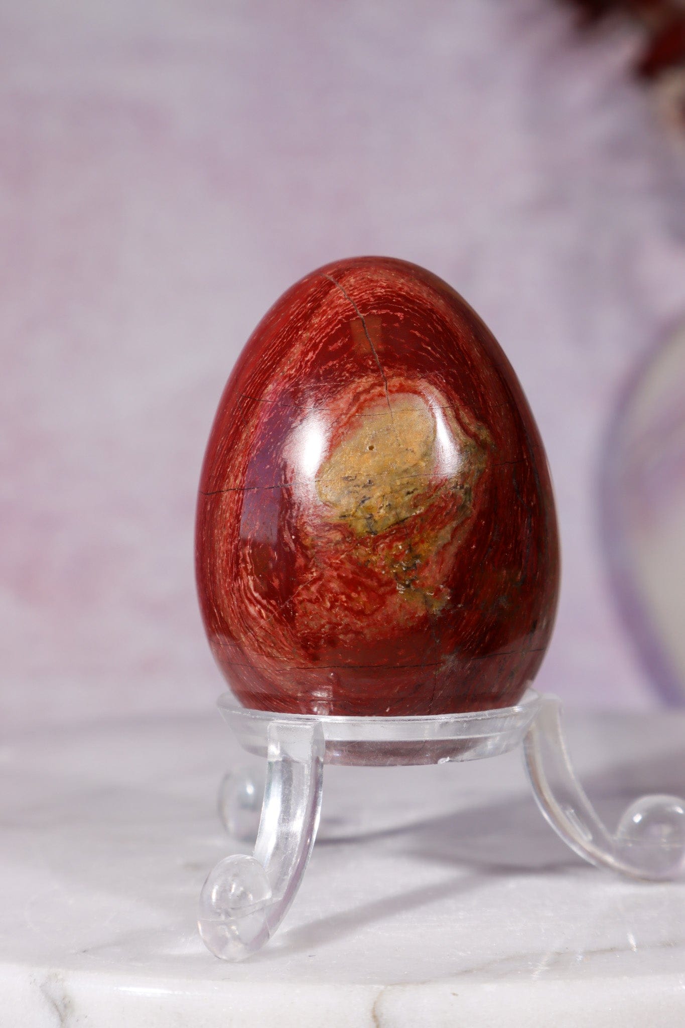 Petrified Wood Egg 5cm, India Eggs Tali & Loz Crystals