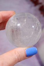 Phantom Clear Quartz Sphere 48mm Spheres Tali & Loz Crystals
