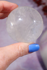 Phantom Clear Quartz Sphere 48mm Spheres Tali & Loz Crystals