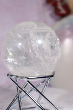 Phantom Clear Quartz Sphere 48mm Spheres Tali & Loz Crystals