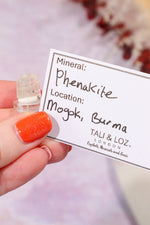 Phenakite 1.65g - Burma (Myanmar) Specimen Tali & Loz Crystals