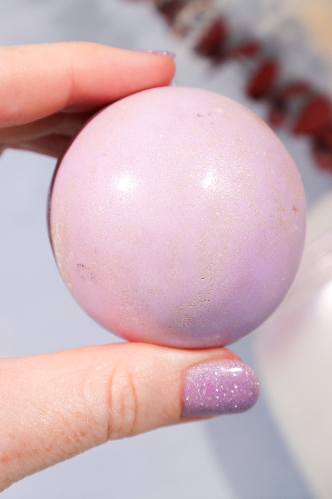 Phosphosiderite Sphere Spheres Tali & Loz Crystals