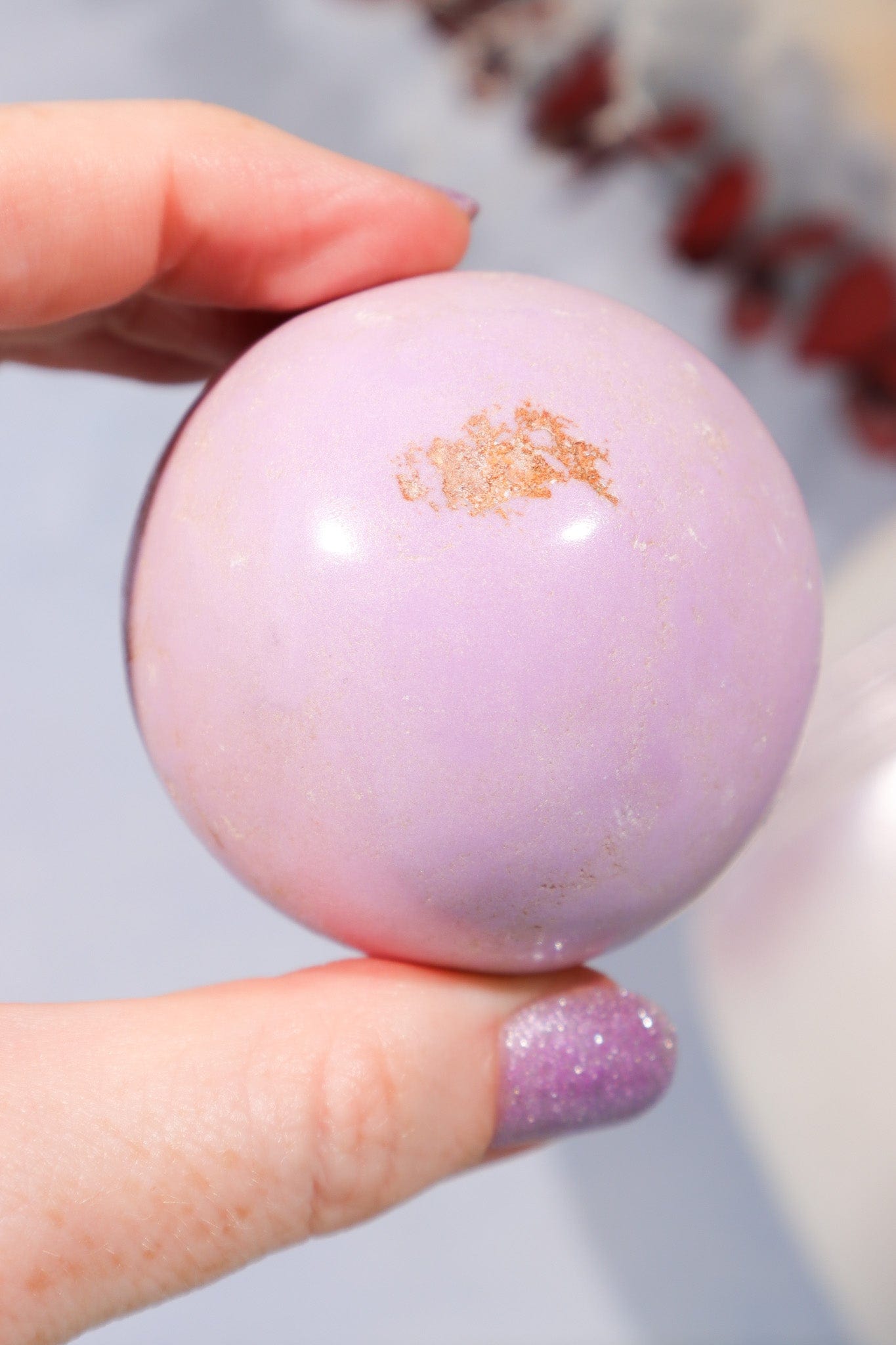 Phosphosiderite Sphere Spheres Tali & Loz Crystals