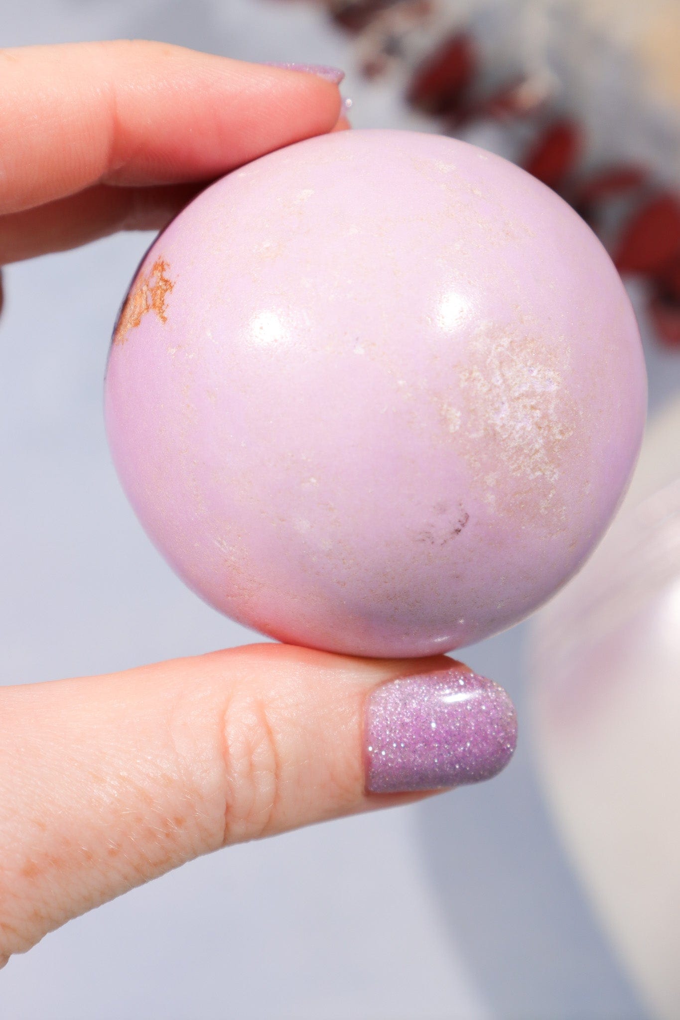 Phosphosiderite Sphere Spheres Tali & Loz Crystals