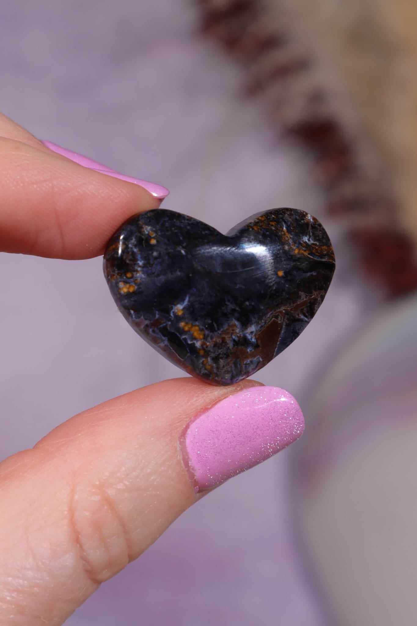 Pietersite Heart | Polished | Small | Intuitively Chosen Heart Tali & Loz Crystals