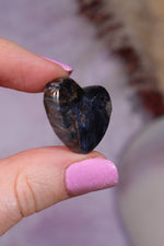 Pietersite Heart | Polished | Small | Intuitively Chosen Heart Tali & Loz Crystals