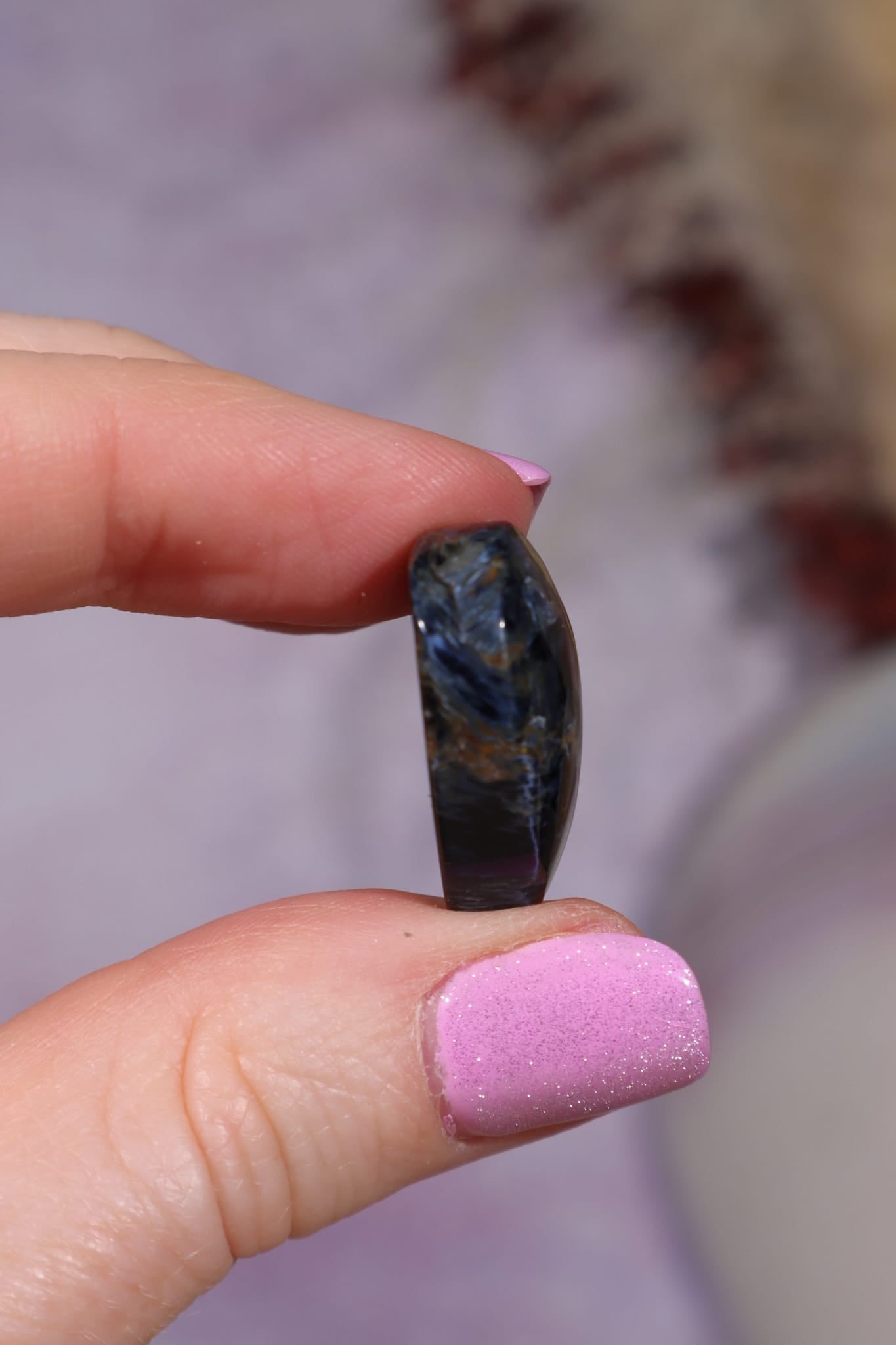 Pietersite Heart | Polished | Small | Intuitively Chosen Heart Tali & Loz Crystals