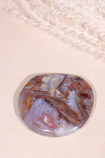 Pietersite in Agate Palmstone 5cm - Tali & Loz Crystals