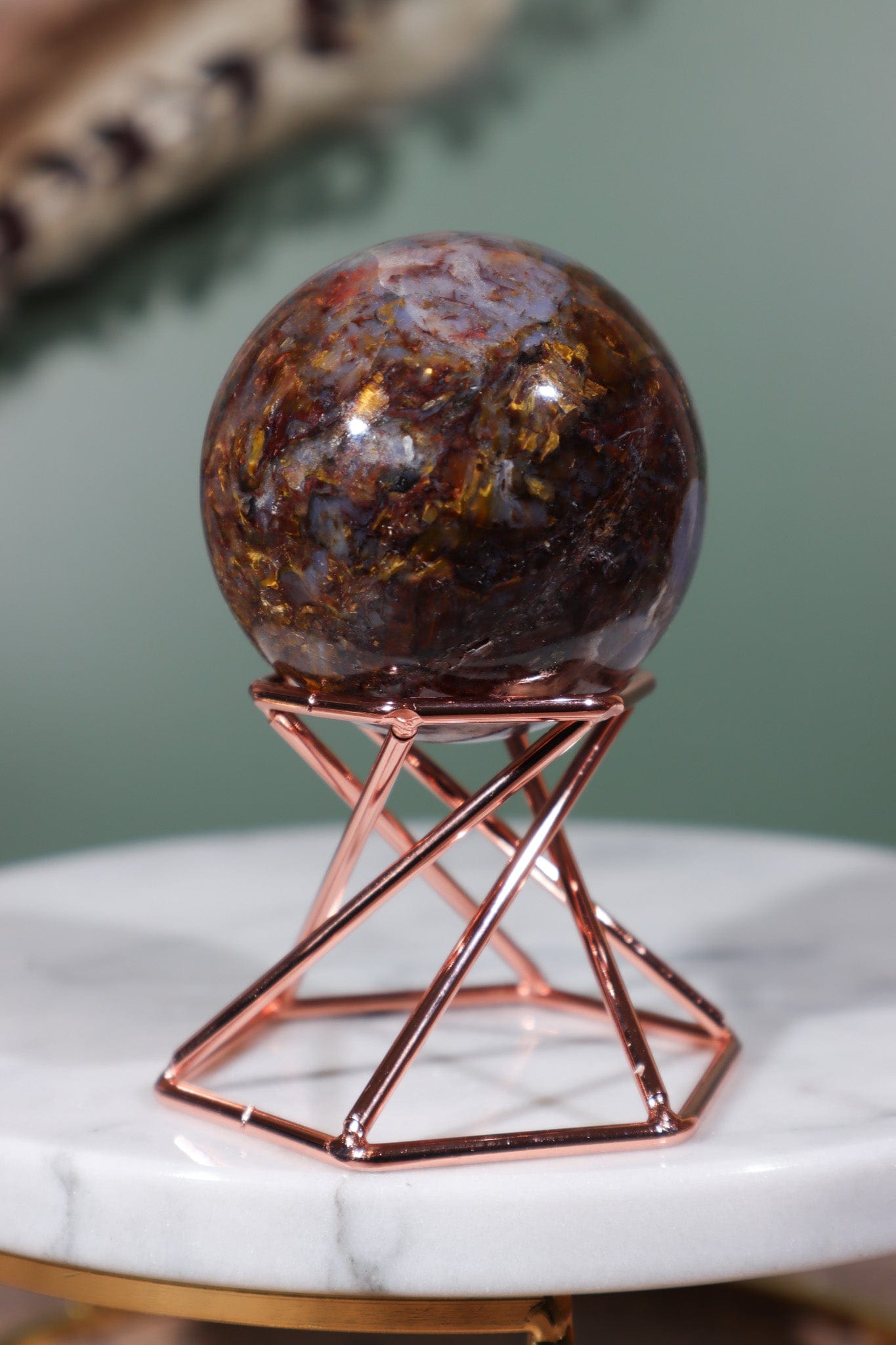 Pietersite Sphere 50mm Spheres Tali & Loz Crystals