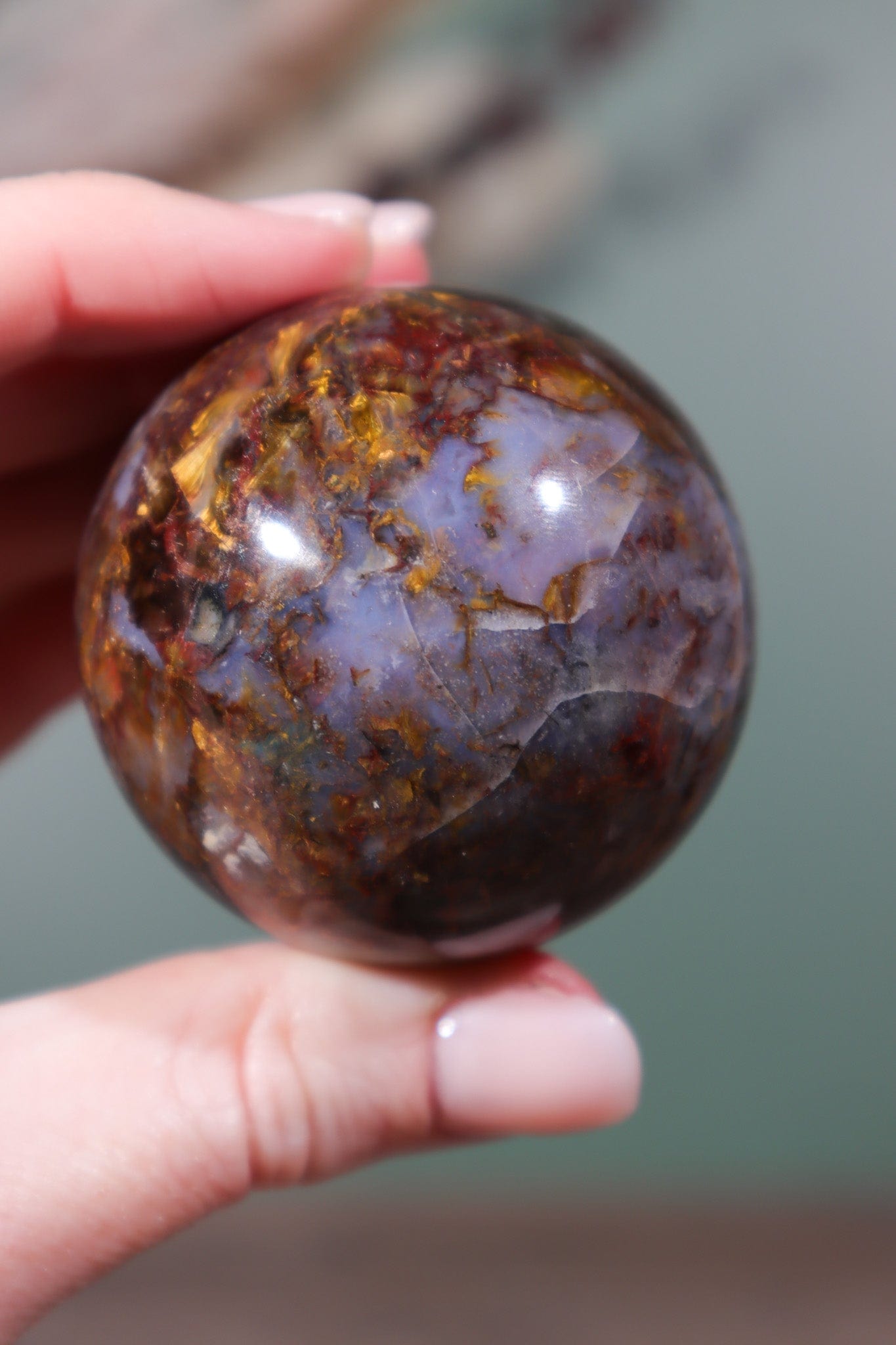 Pietersite Sphere 50mm Spheres Tali & Loz Crystals