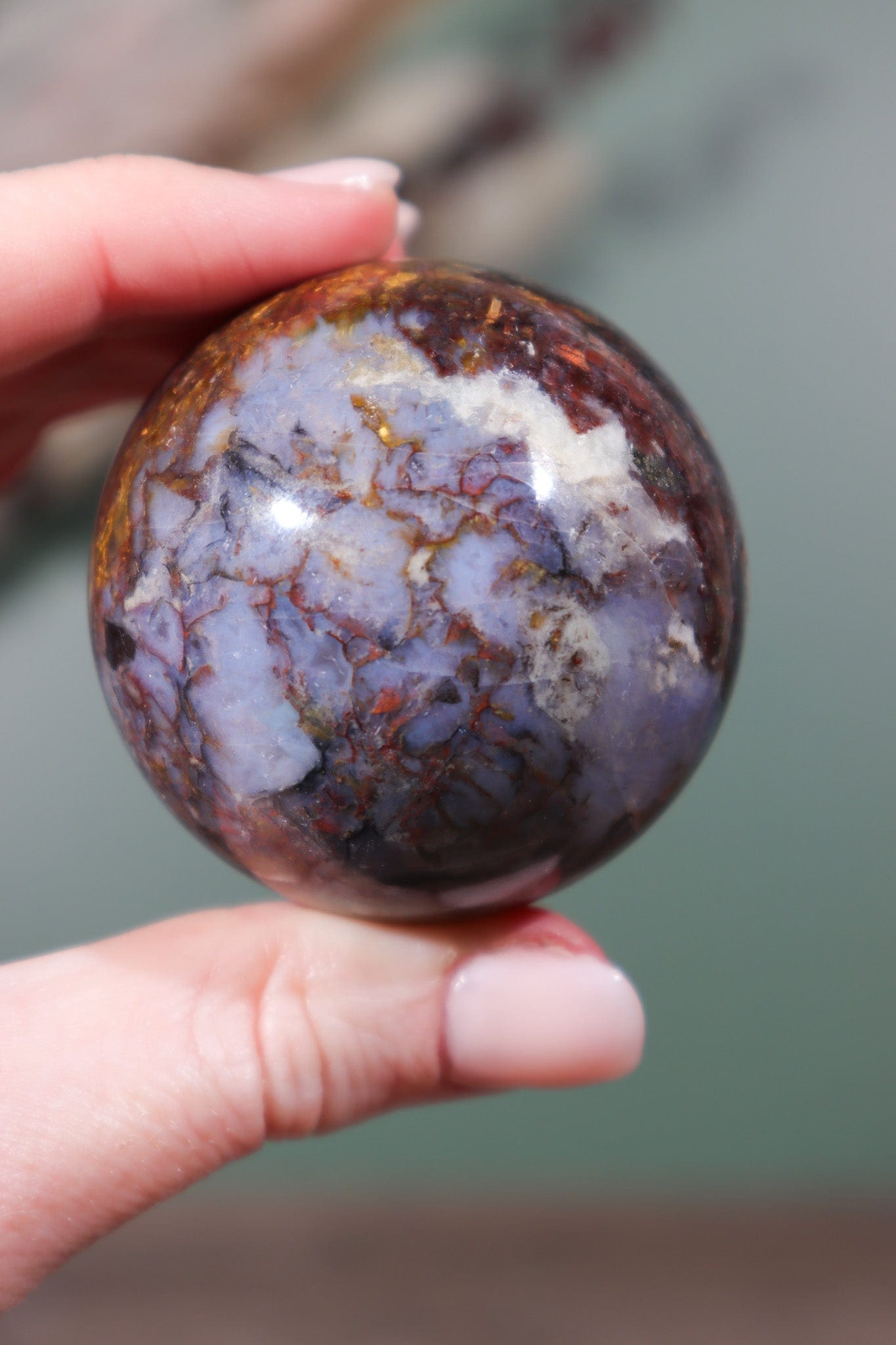 Pietersite Sphere 50mm Spheres Tali & Loz Crystals