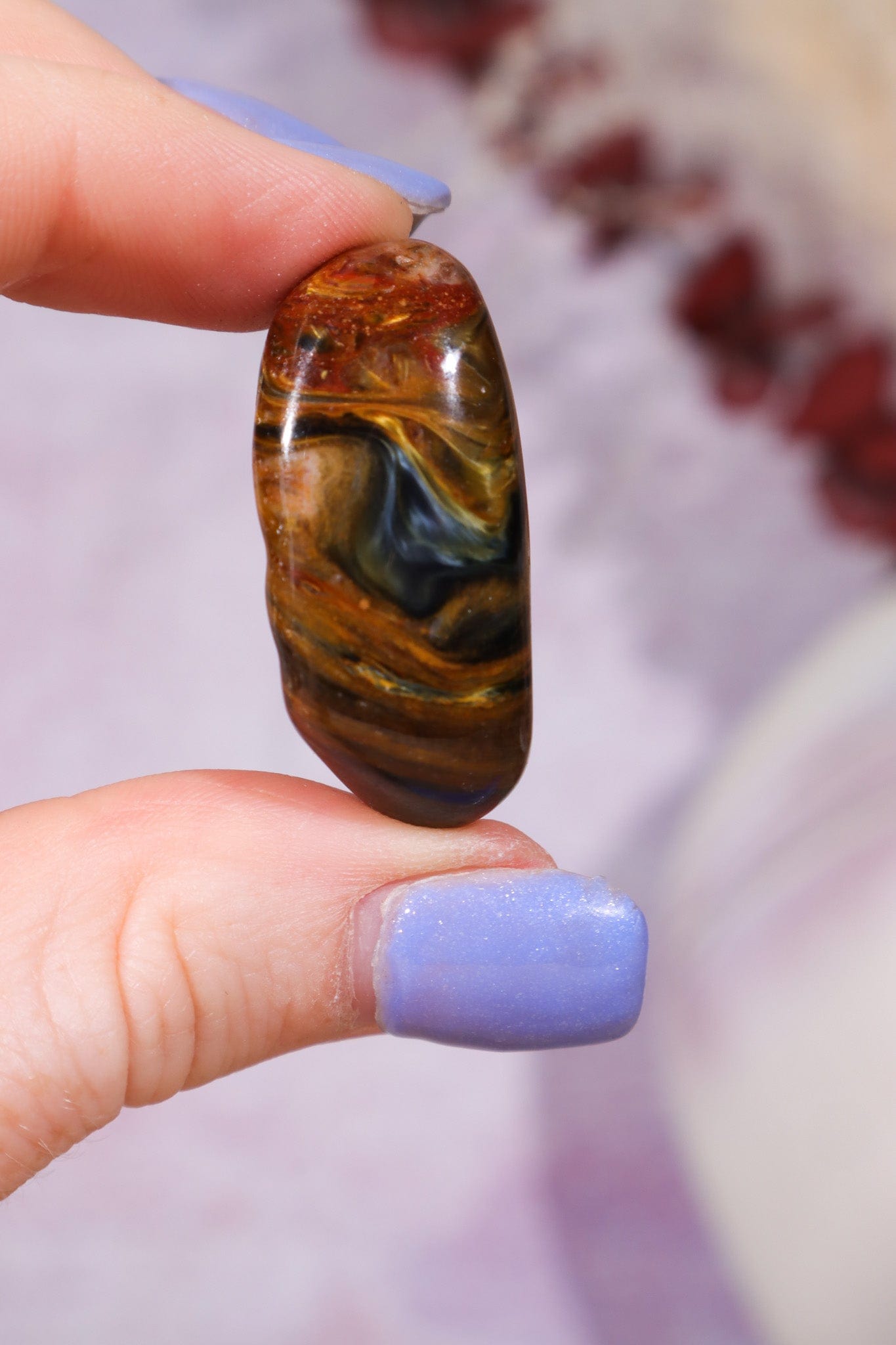 Pietersite Tumblestone 13gr Tumblestones Tali & Loz Crystals