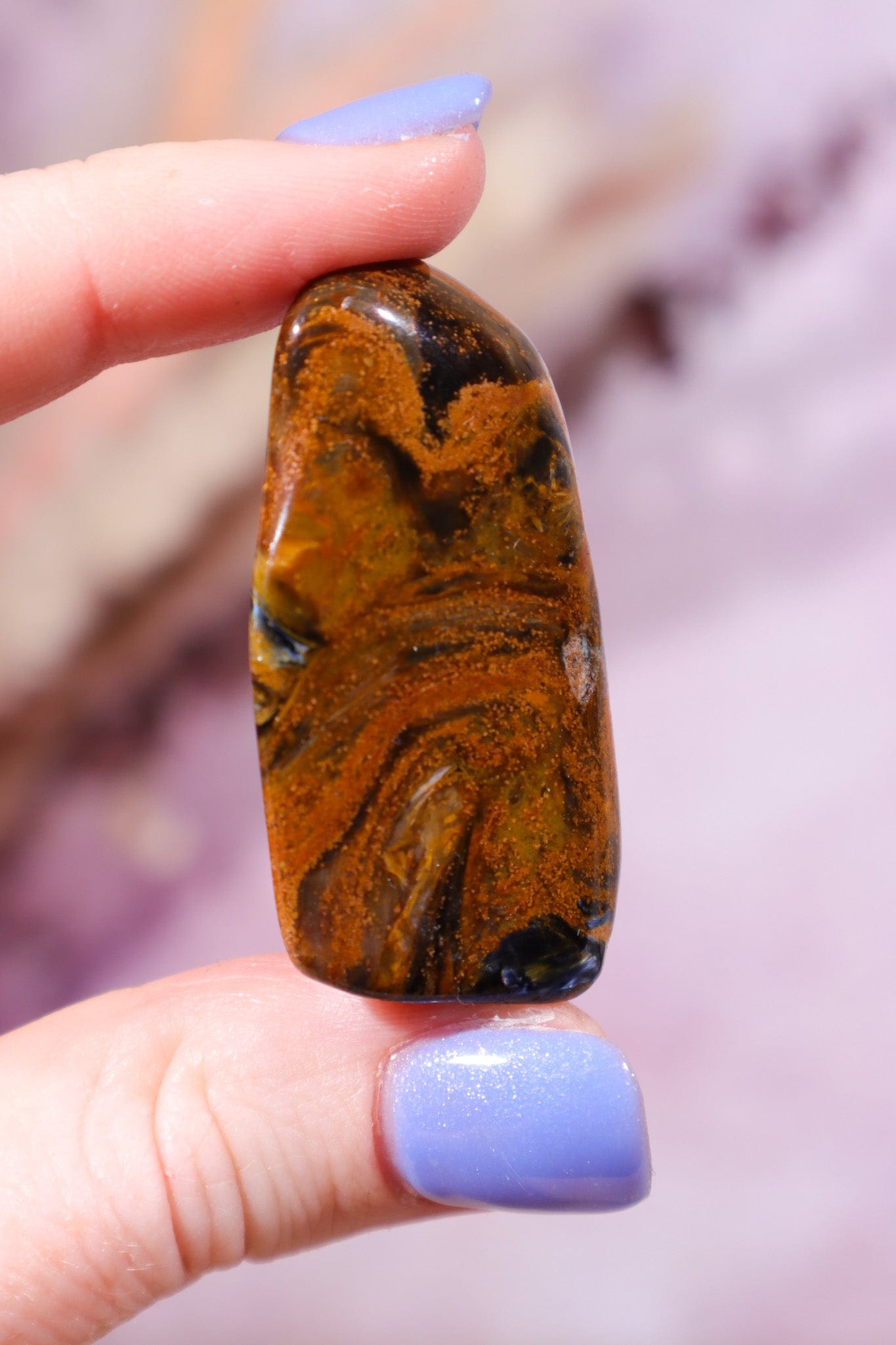 Pietersite Tumblestone 22.95gr - Tali & Loz Crystals