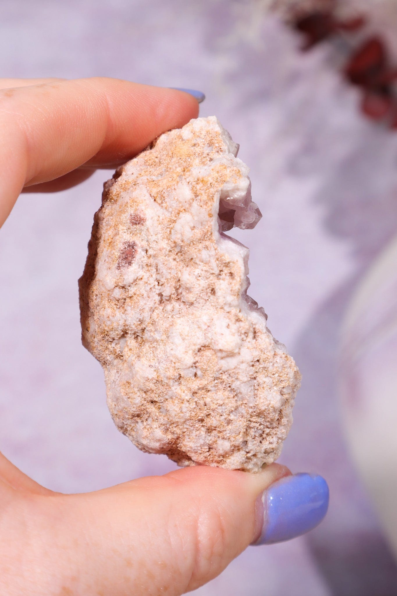 Pink Amethyst Geode 59.6gr Minerals Tali & Loz Crystals