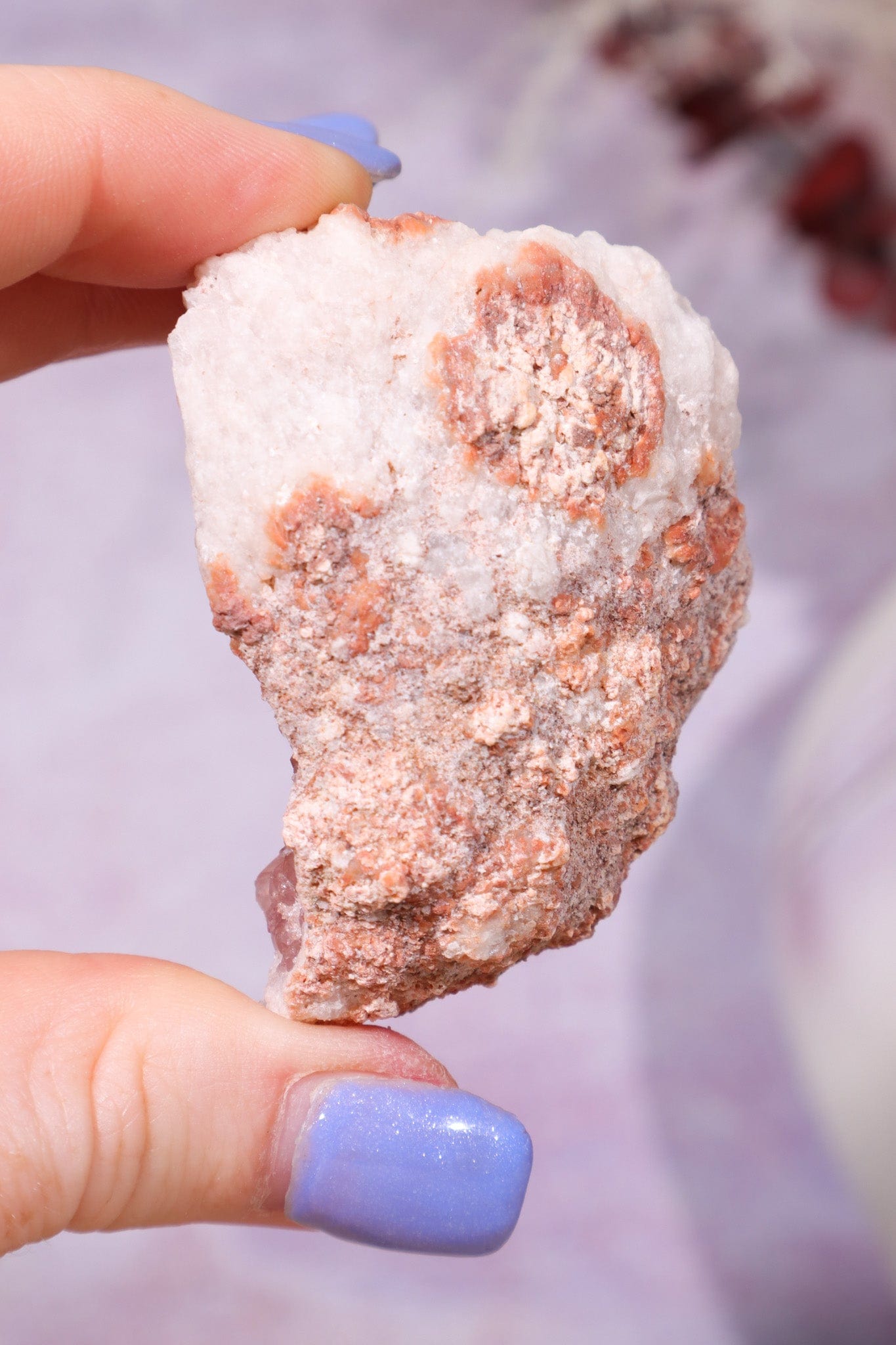 Pink Amethyst Geode 60.5gr Minerals Tali & Loz Crystals