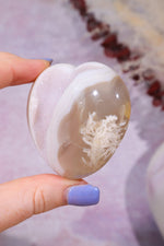 Pink Amethyst In Agate Heart Carving 139gr Hearts Tali & Loz Crystals