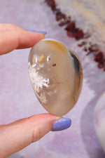 Pink Amethyst In Agate Heart Carving 139gr Hearts Tali & Loz Crystals