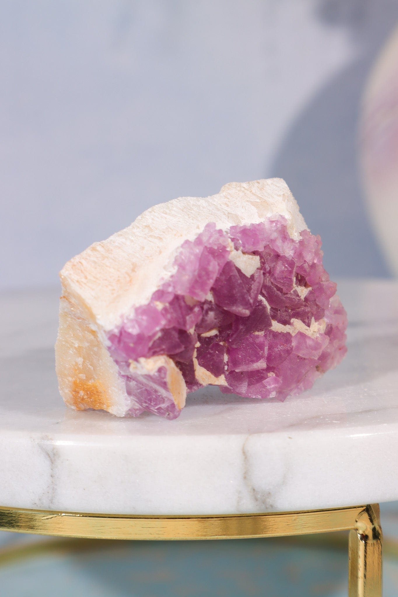 Pink Fluorite Specimen 43gr Specimen Tali & Loz Crystals