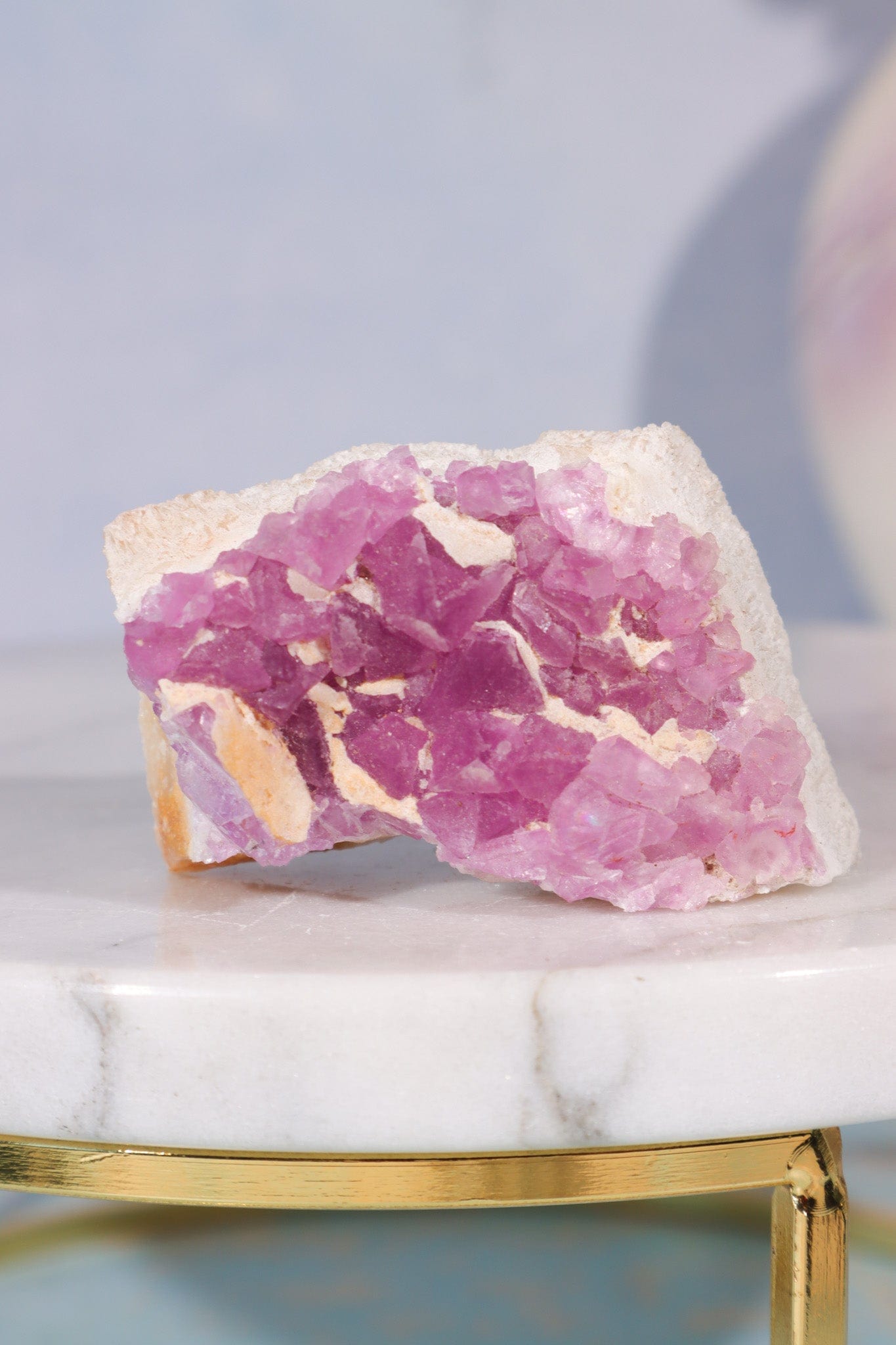 Pink Fluorite Specimen 43gr Specimen Tali & Loz Crystals