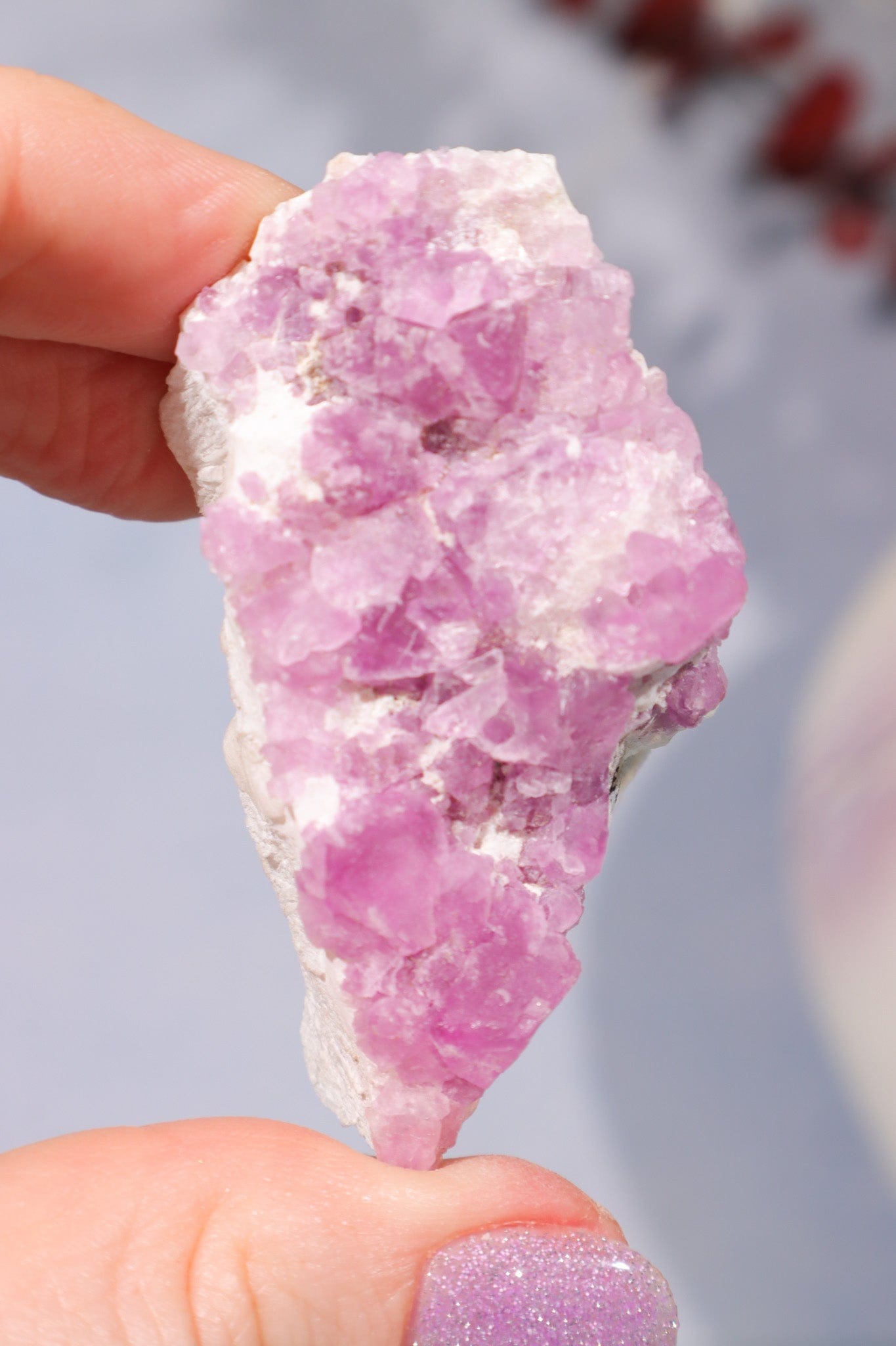 Pink Fluorite Specimen 44gr Specimen Tali & Loz Crystals