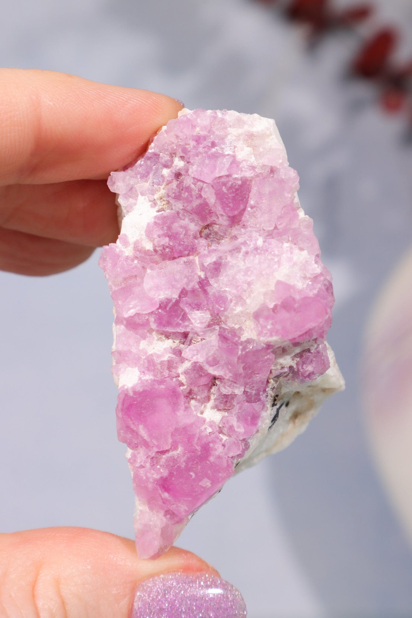 Pink Fluorite Specimen 44gr Specimen Tali & Loz Crystals