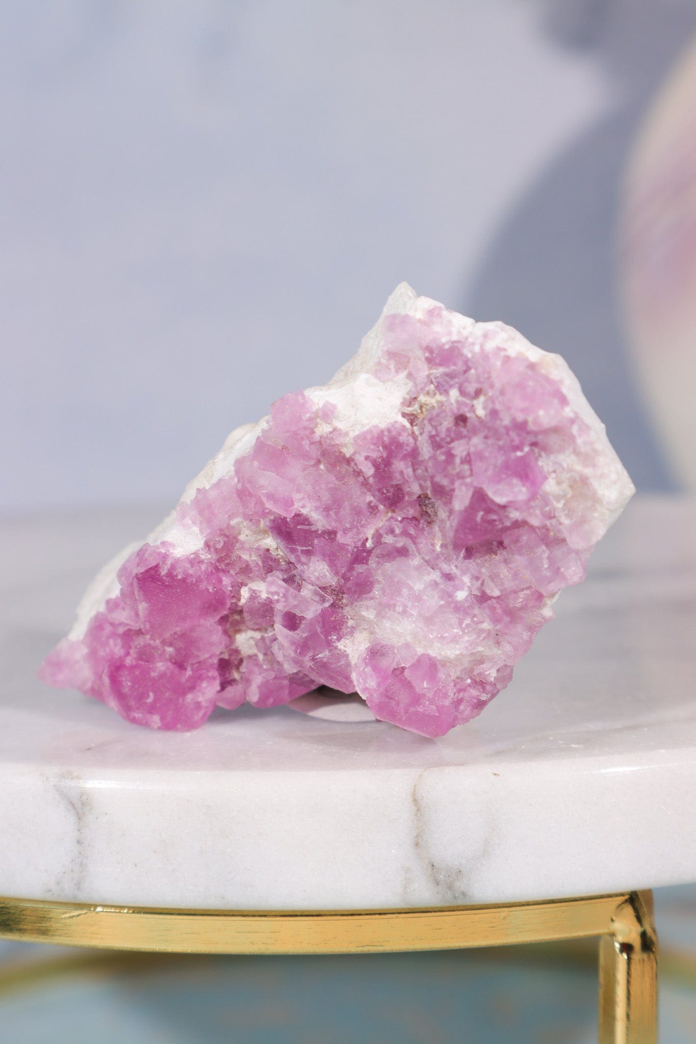 Pink Fluorite Specimen 44gr Specimen Tali & Loz Crystals
