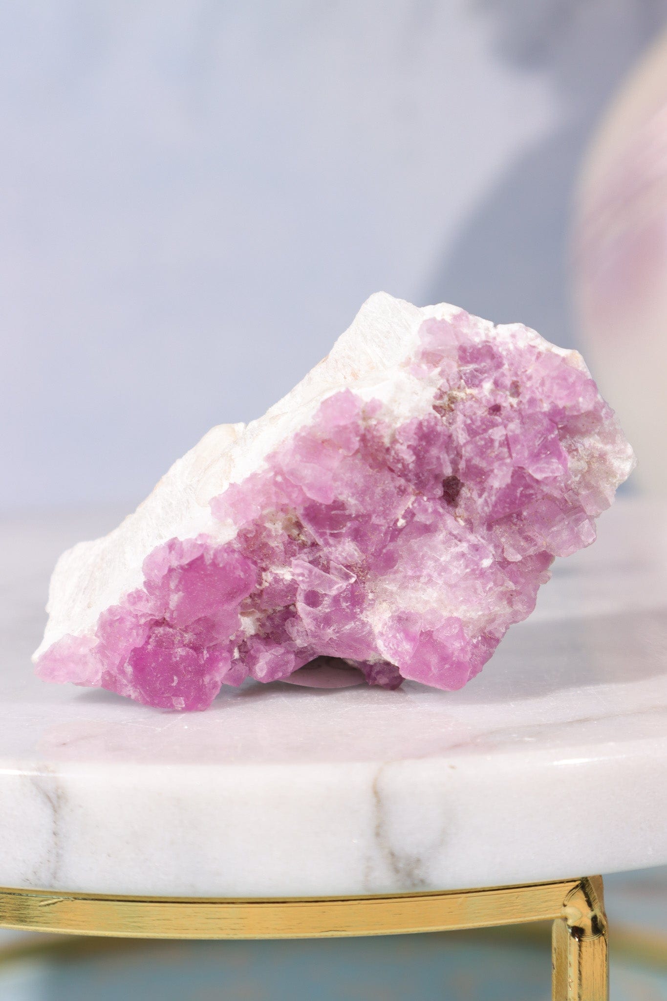 Pink Fluorite Specimen 44gr Specimen Tali & Loz Crystals