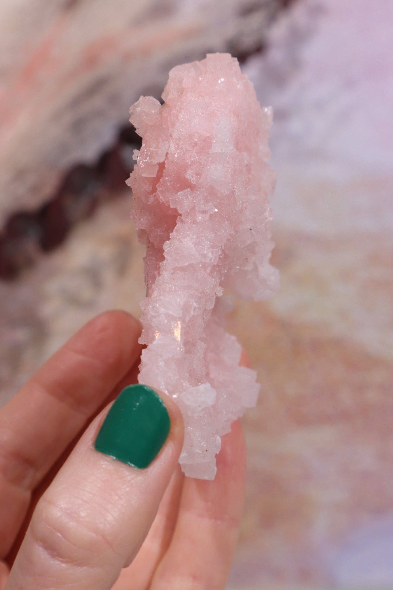 Pink Halite Large 60-100gr Rough Crystals Tali & Loz Crystals