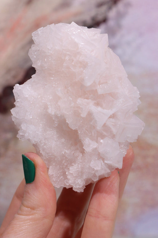 Pink Halite Large 60-100gr Rough Crystals Tali & Loz Crystals