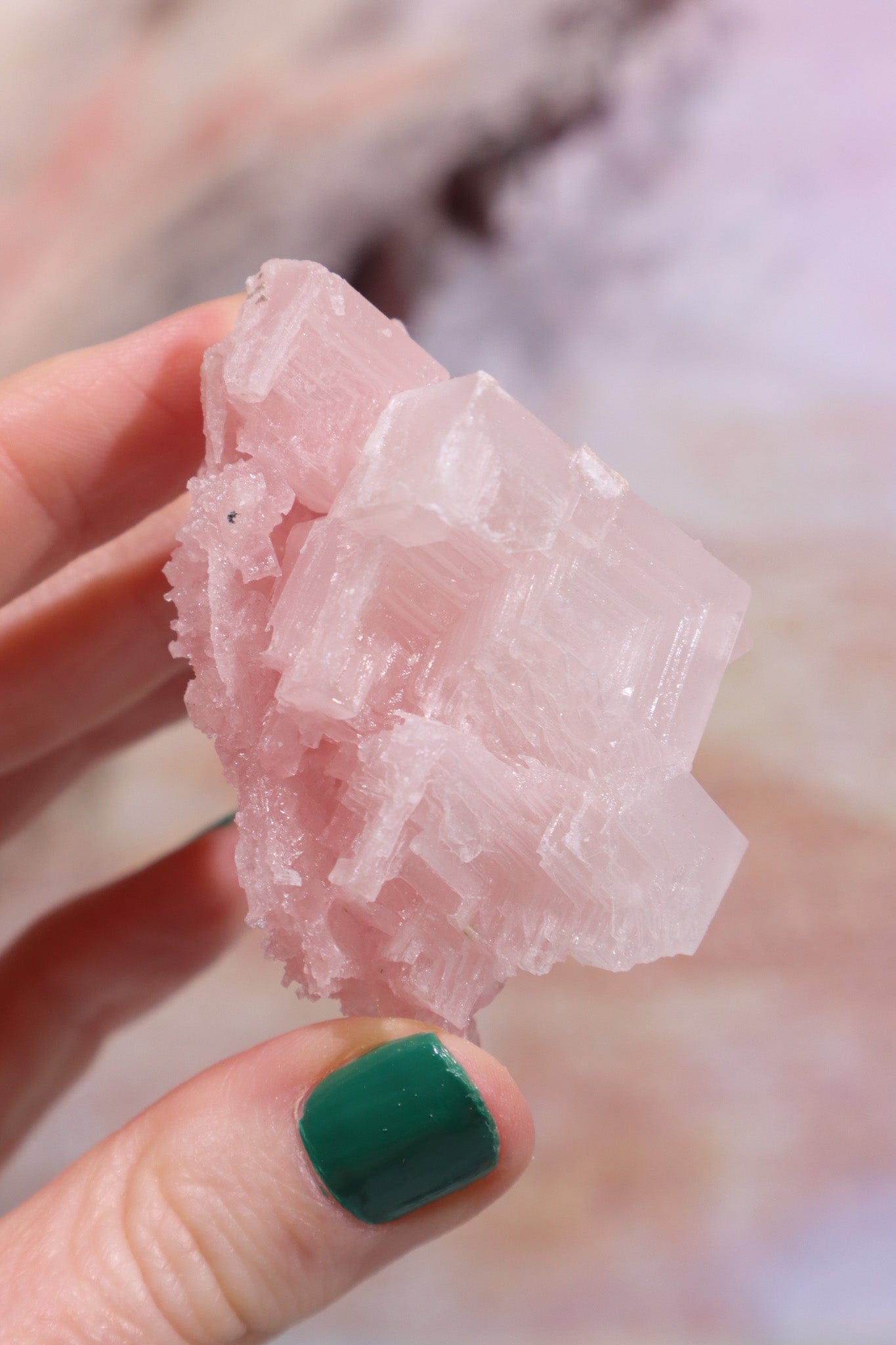 Pink Halite Small 20-30gr Rough Crystals Tali & Loz Crystals
