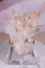Pink Lemurian Cluster with Halloysite Inclusions 0.2kg - Tali & Loz Crystals