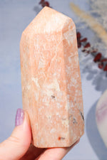 Pink Moonstone Tower 400gr Towers Tali & Loz Crystals