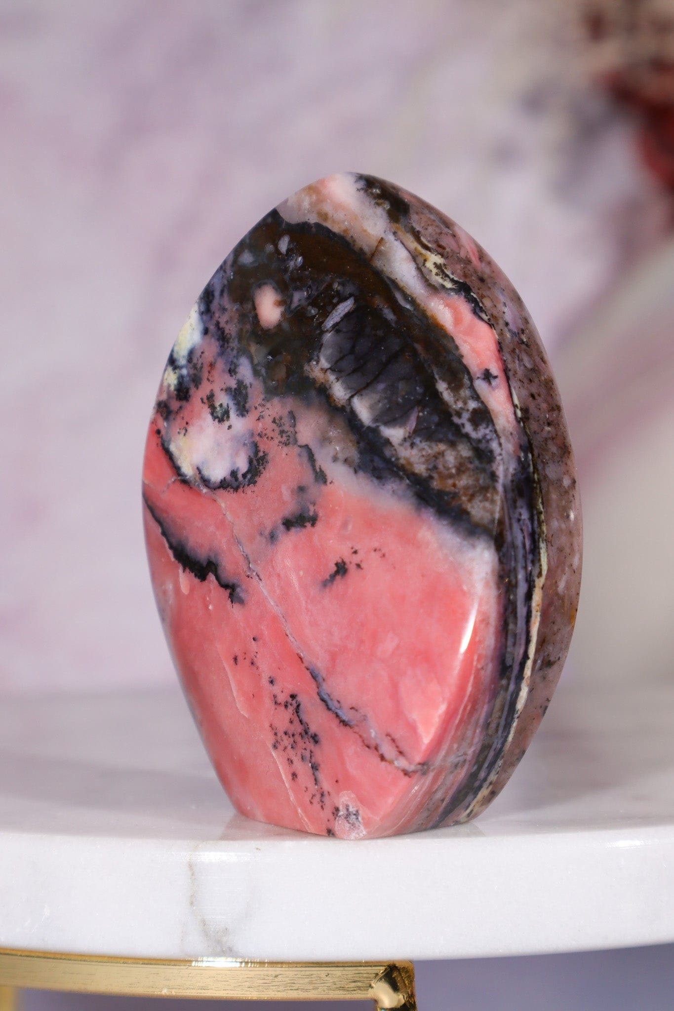 Pink Opal Flame 6.5cm, Peru Flames Tali & Loz Crystals