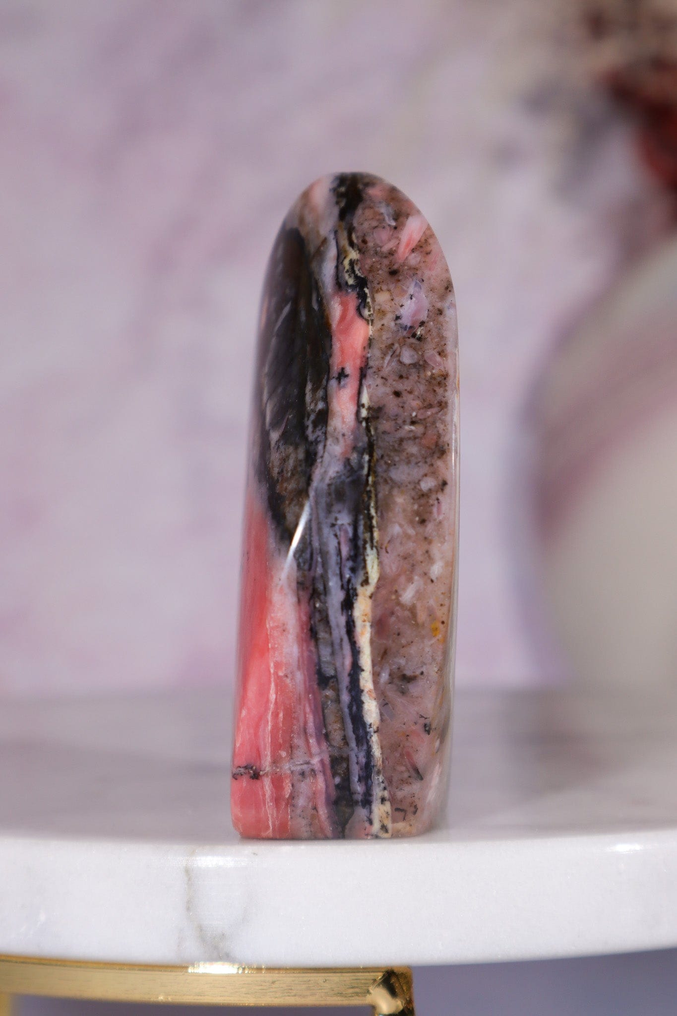 Pink Opal Flame 6.5cm, Peru Flames Tali & Loz Crystals