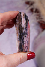 Pink Opal Flame 6.5cm, Peru Flames Tali & Loz Crystals