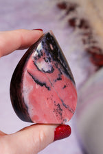 Pink Opal Flame 6.5cm, Peru Flames Tali & Loz Crystals