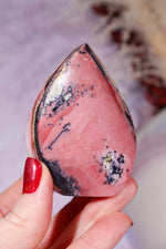 Pink Opal Flame 6.6cm, Peru Flames Tali & Loz Crystals