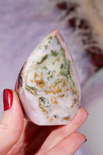 Pink Opal Flame 6.6cm, Peru Flames Tali & Loz Crystals