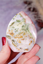 Pink Opal Flame 6.6cm, Peru Flames Tali & Loz Crystals