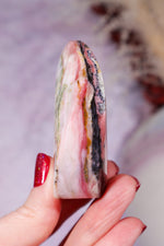 Pink Opal Flame 6.6cm, Peru Flames Tali & Loz Crystals