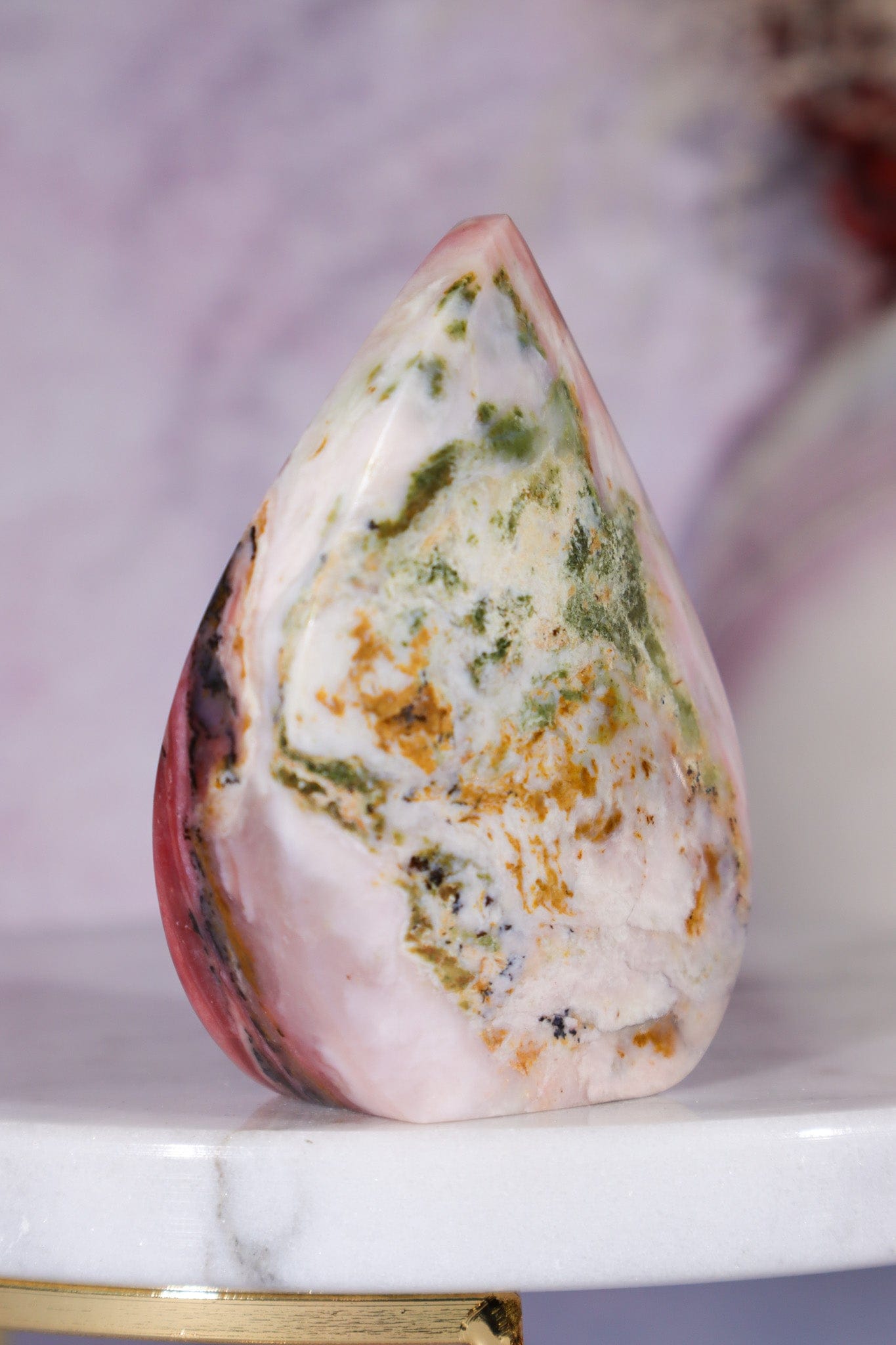 Pink Opal Flame 6.6cm, Peru Flames Tali & Loz Crystals