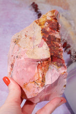Pink Opal Freeform, Australia, 16cm Freeform Tali & Loz Crystals