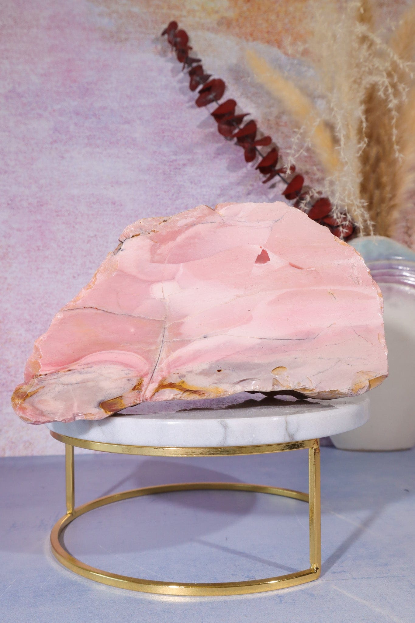 Pink Opal Freeform, Australia, 16cm Freeform Tali & Loz Crystals