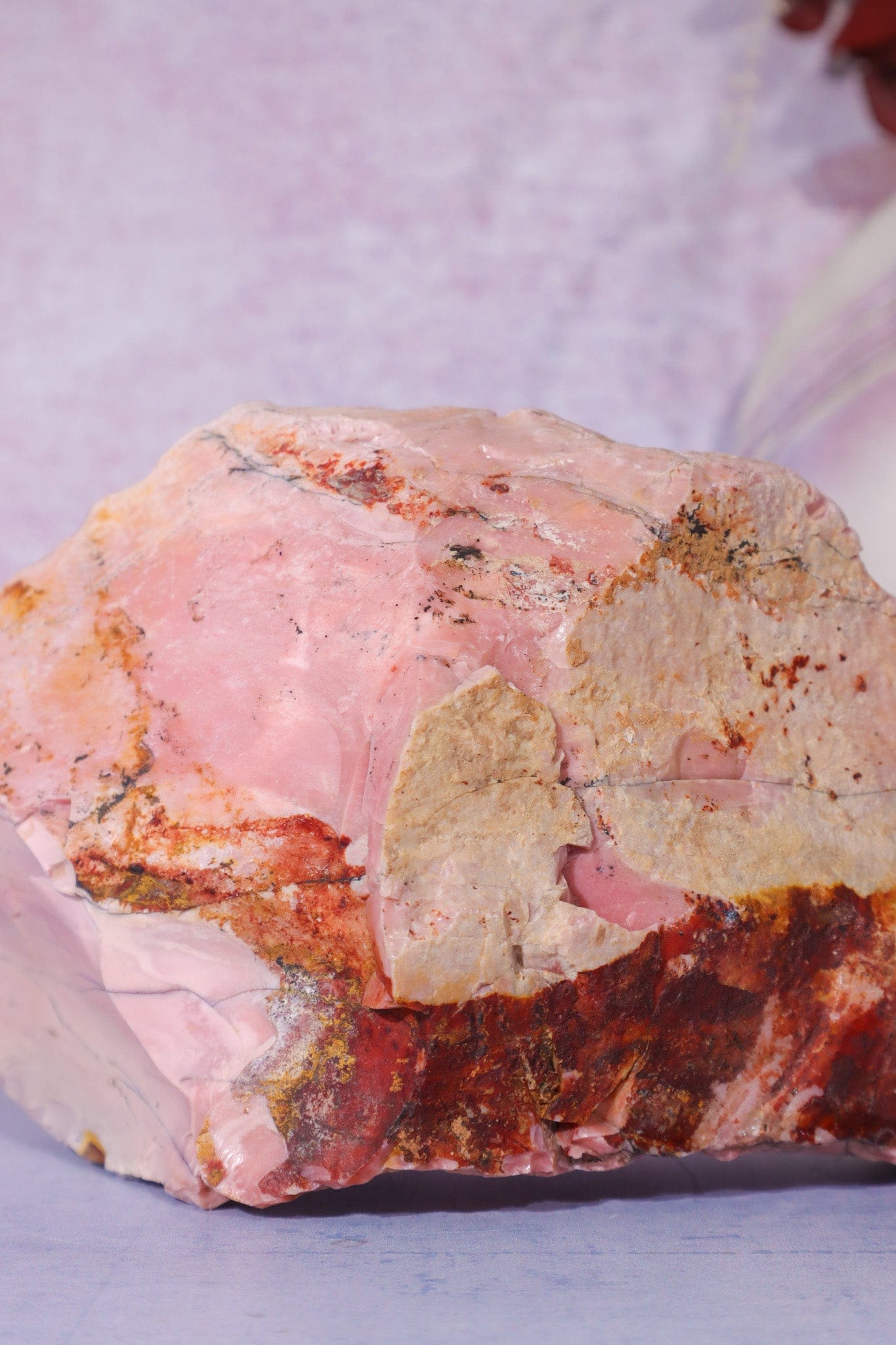 Pink Opal Freeform, Australia, 16cm Freeform Tali & Loz Crystals