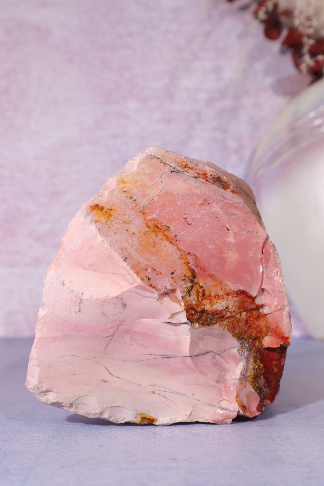 Pink Opal Freeform, Australia, 16cm Freeform Tali & Loz Crystals