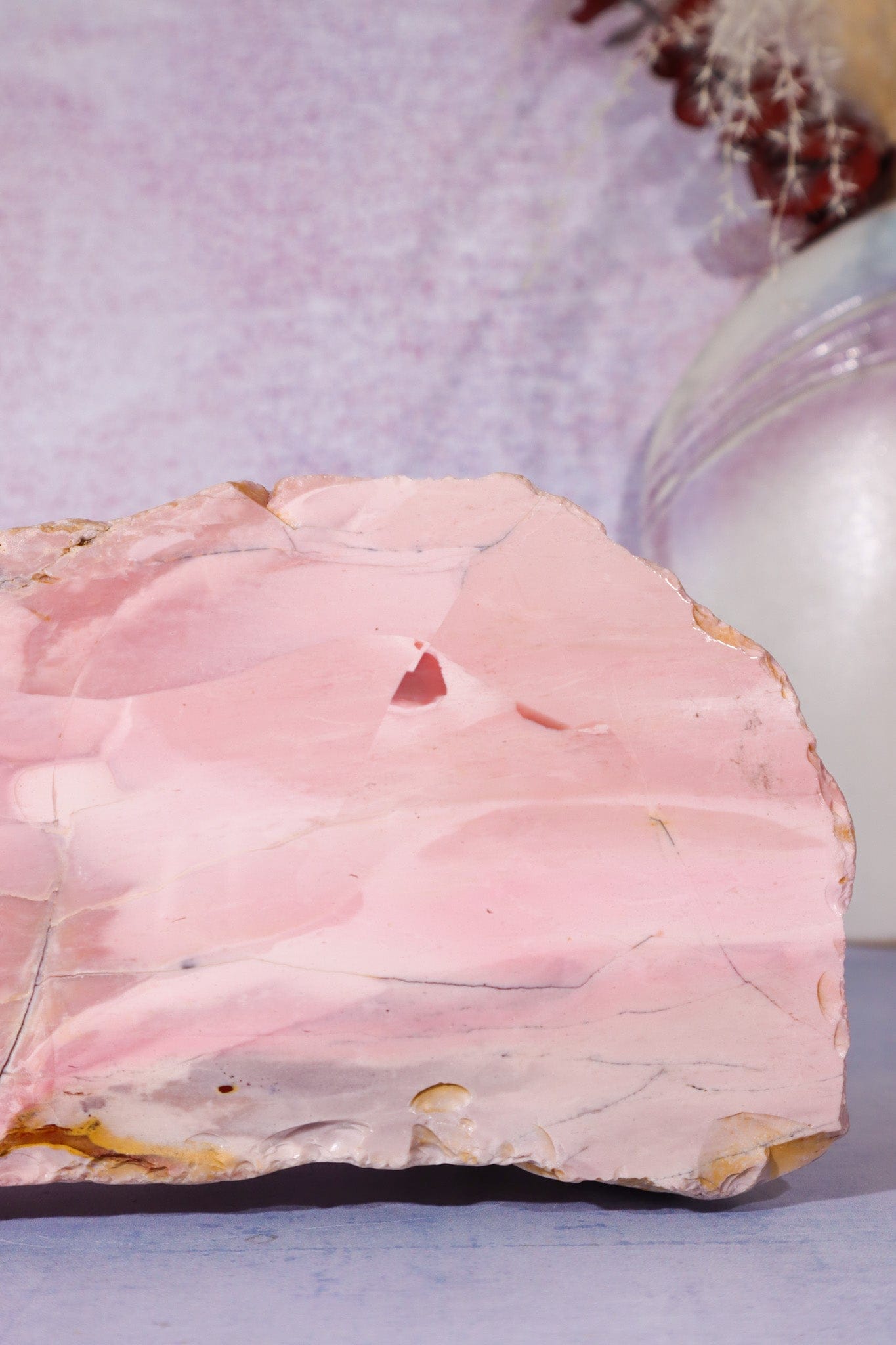 Pink Opal Freeform, Australia, 16cm Freeform Tali & Loz Crystals