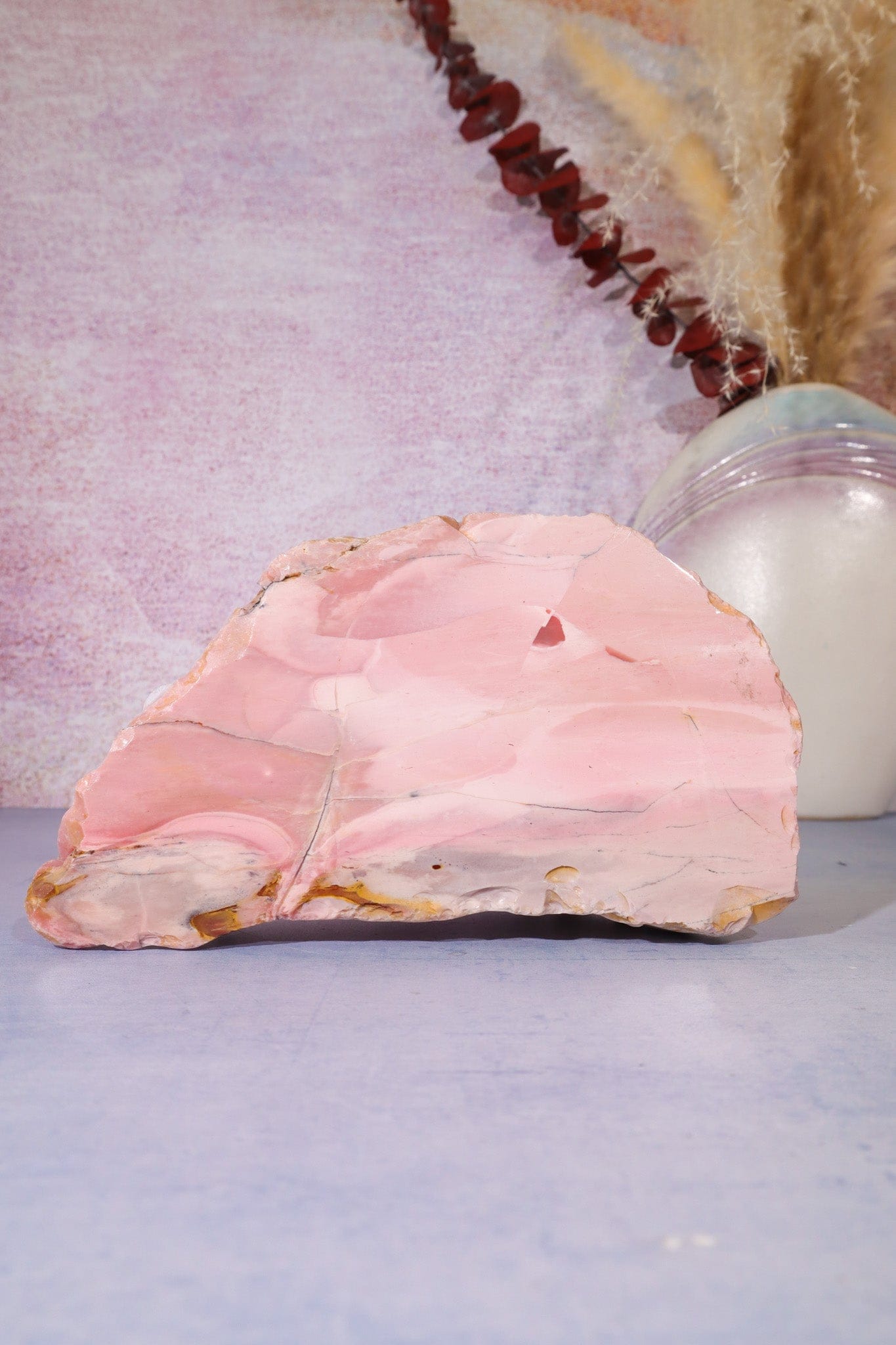 Pink Opal Freeform, Australia, 16cm Freeform Tali & Loz Crystals