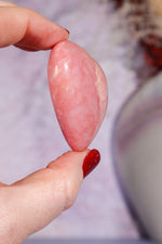 Pink Opal Heart 4.4cm, Peru Hearts Tali & Loz Crystals